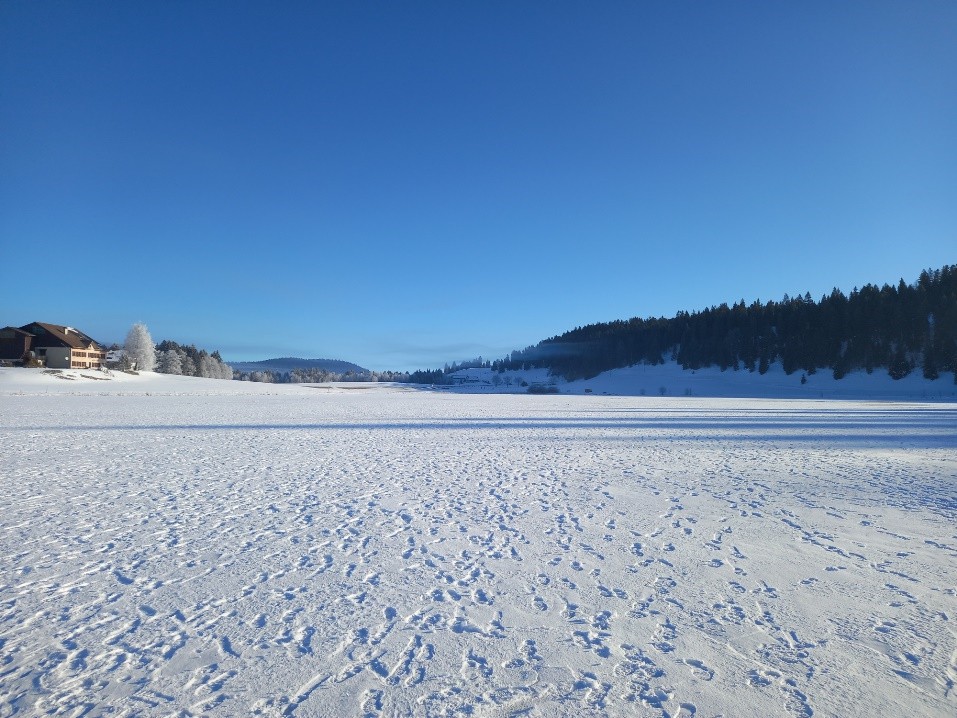 Lac des Taillères, la Brévine (NE), le 23 janvier 2022